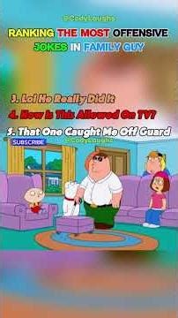 RANKING THE MOST OFFENSIVE JOKES IN FAMILY GUY 💀