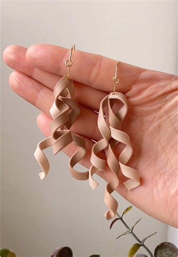 Creating Unique Polymer Clay Earrings Tutorial