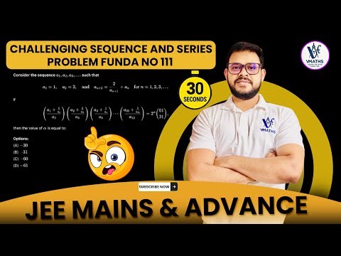 🔥 Tricky Sequence Product Problem | Find α in Recurrence Relation | JEE Advanced Level Math