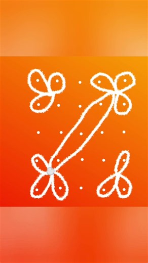 Easy & Elegant Kolam ✨ Stunning Muggulu Rangoli Design for Beginners | Step-by-Step Tutorial