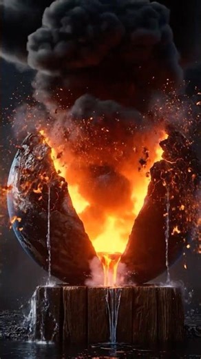 Slicing the Earth in Half 🌍🪓 | Ultra Satisfying ASMR #asmr #asmrsounds #aiasmr #satisfyingvideo