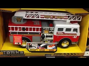 TONKA FIRE TRUCK NUMBER 82 WITH LIGHTS AND SOUNDS