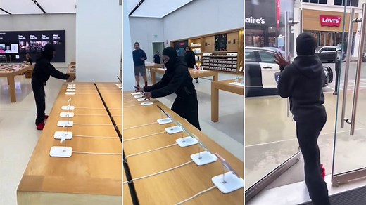 Thief in California Apple Store flees with dozens of iPhones