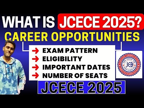 JCECE 2025 - Eligibility & Pattern, Application Form, Dates, Syllabus, Admit Card