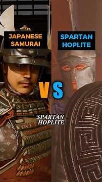 Samurai VS Spartan Hoplite #samurai #samuraihistory #spartan #sparta #hoplite #japanesehistory