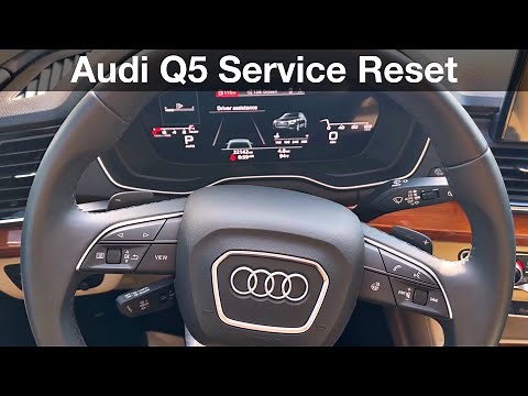 2021 Audi Q5 How to reset service interval / oil change reminder