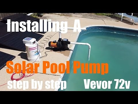 How to Install a Vevor Solar Pool Pump + Review