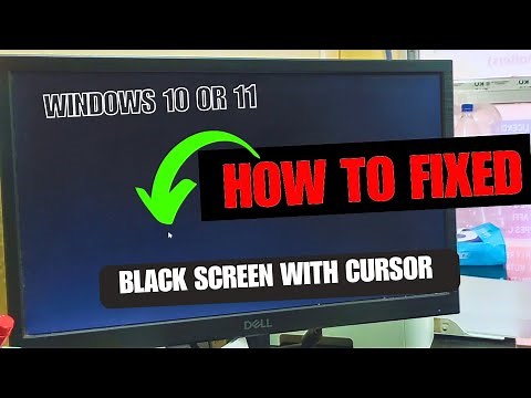 Black Screen With Cursor in Windows 10 & Windows 11- How To Fixed