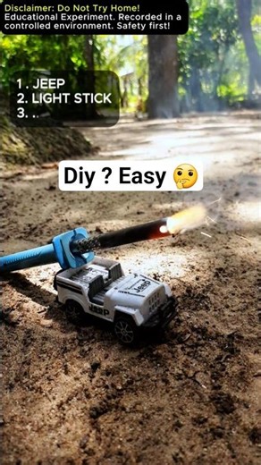 Easy diy with light stick 😎