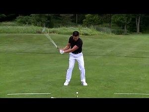 The golf shot from the ground (fairway)