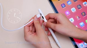 MoKo Stylus Pens for Touch Screens, Fast Charge Stylus Pen for Apple iPad/iPhone/Samsung/Lenovo/iOS/Android Tablets&Smart Phone Universal Stylus Capacitive Screen Pencil with Power Display, White