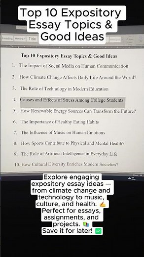 Top 10 Expository Essay Topics & Good Ideas