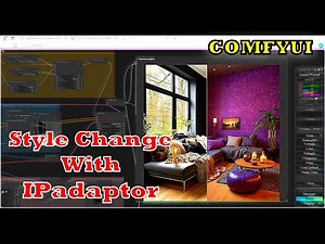 Comfyui Tutorial : Style Transfert using IPadapter #comfyui #comfyuitutorial #ipadapter #controlnet