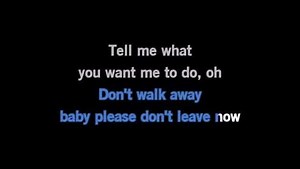 Karaoke Tell Me What You Want Me to Do - Tevin Campbell - CDG, MP4, KFN - Karaoke Version