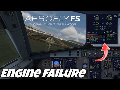 The Most Realistic Mobile Flight Simulator | Manoeuvring Single Engine Failure on Airbus A320