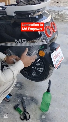lamination to metro m6 empower scooty #shorts #ytshorts #evscooter