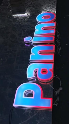 Are you still using traditional signs? Look at this colorful sign.#sign #customsigns #signfactory