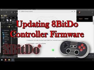 Updating 8BitDo Controller Firmware