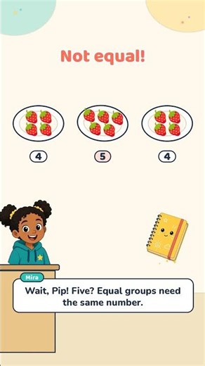 3 Plates, 4 on Each = 12! | Equal Groups Song