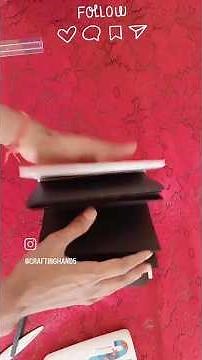 Easy DIY Scrapbook Tutorial ✂️📚 | CraftingHand5 homemade craft idea #diy#art#craftideas #artandcraft
