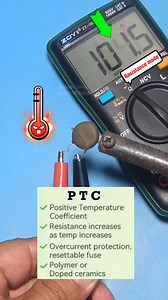 104K views · 1K reactions | Normal Testing NTC & PTC THERMISTOR using Digital multitester in Resistance mode. #Reels #viral #shorts #radio #electrician #ideas #speaker #diyproject #electronics #FM #DIY #repair #LED #componenteselectrónicos #diyprojects #audio #creative #komponenelektronik #electroniccomponents | Belajar Servis Elektronika | Facebook