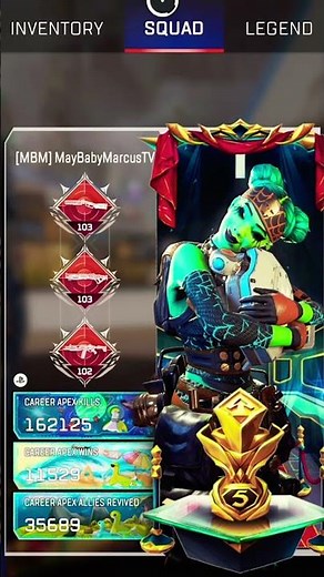 CAREER TRACKERS ARE HERE!! ( kills, Wins, revives ) #apexlegends #shorts ￼