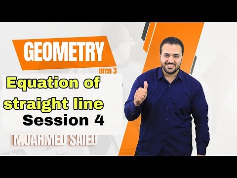 Equation of straight line/ Prep 3 Geometry