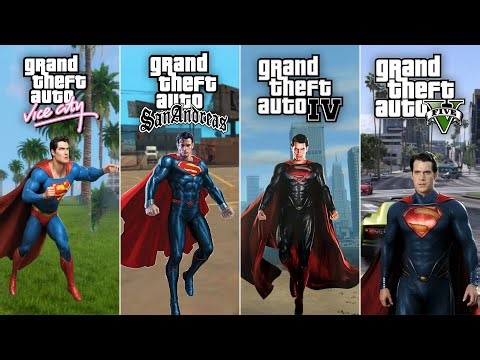 Evolution of Superman In All Gta Games | Henry Cavill in GTA Games | Marvel | DC