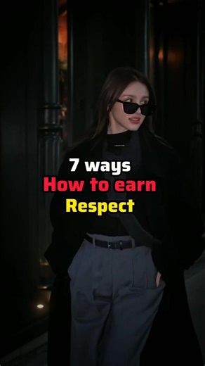 7th will be make you more respectful #EarnRespect #StrongCharacter #PersonalGrowth #SelfDiscipline