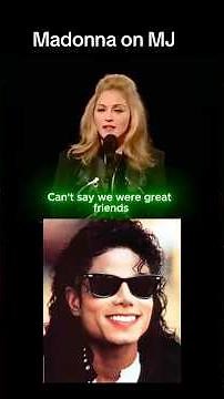 Madonna’s MJ tribute 🥹❤️
