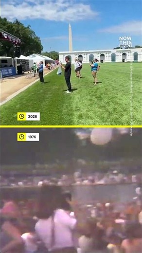 July 4 Crowds: 1976 vs 2026