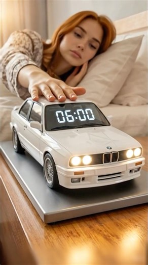 BMW E30 M3 Car Alarm Clock