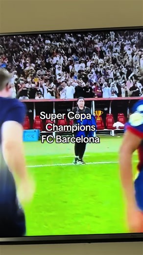 Starting the year the right way… lifting trophies 🏆🔵🔴 let this be the beginning of a BIG 2026 for Barça. What a way to set the tone! #FCBarcelona #SuperCopa #BarcaFans #elclasico #FYP