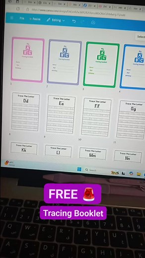 FREE 🚨 TRACING BOOKLET ✨ follow my fb page and fb profile for more FREE templates 💜 https://www.facebook.com/gracefuldesign.daisyjean/ https://www.facebook.com/profile.php?id=61573955732985 Check the LINK in the comment section💜 #fypシ゚ #GracefulDesign #digitalproducts #crafting #follower | Graceful Design