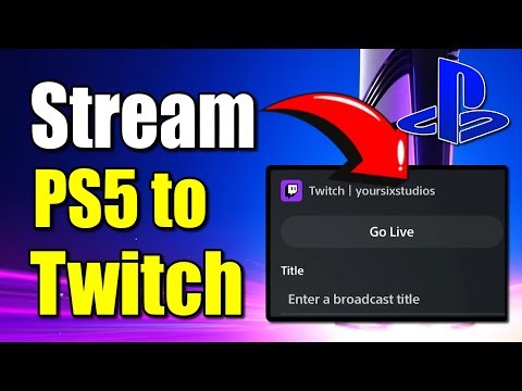 How to Stream to on Twitch on PS5 & Broadcast GAME (Best Method)