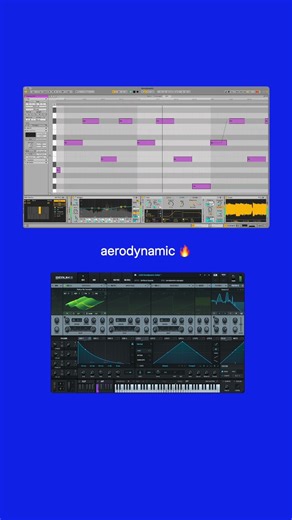 aerodynamic by daft punk in serum #ableton #musicproducer #daftpunk