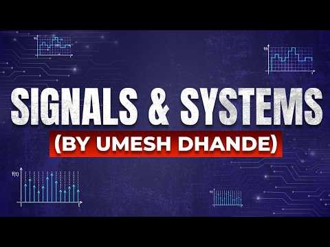 L01 Signals & Systems | Live From Online Classroom | Umesh Dhande Sir #signalsandsystems