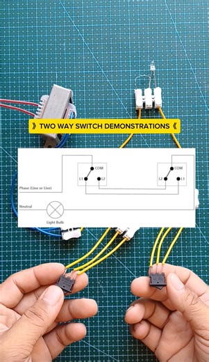 6K views · 28 reactions | How does a Two Way Switch Work? #TechTutorial #TwoWaySwitch #Switch #Electrical #Wiring #Electronics | Madiskartech | Facebook