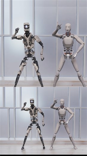 13K views · 246 reactions | Robot Dance Off Mocap Test | NOT Real | Incredible Wonder Studio AI #animation #reelsfb #wonderstudio #ai #artist #mocap #dance #robotics | Art of Solomon W. Jagwe | Facebook