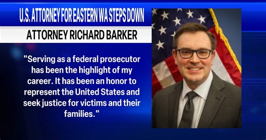 Richard Barker steps down from Eastern Washington U.S. Attorney role
