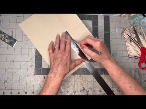 Easiest 1 Sheet Mini Junk Journal – No Sew Tutorial | Botanical Garden Bundle | Junk Journal Idea