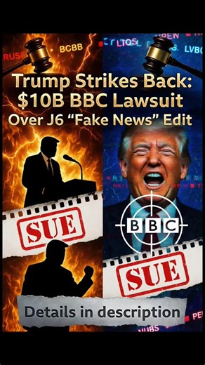 SF CONNECT on Instagram: "CRUX OF THE NEWS President-elect Trump filed a $10 billion defamation suit against BBC on December 15, 2025, over edited January 6 speech clip implying violence calls. Footage allegedly twisted words to fuel insurrection narrative; Trump demands full retraction and damages. Filed in US court, it targets BBC's global reach, escalating media wars post-election win. Financial blow could cripple broadcaster; impacts free press debates worldwide. Supporters rally online with