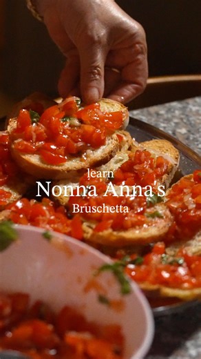 25K views · 5.9K reactions |  Nonna Anna’s bruschetta is Rome at its simplest and best. Because when you do the basics perfectly, you don’t need anything else.  La bruschetta di Nonna Anna è Roma nella sua forma più semplice e migliore. Perche quando fai le basi perfetti, non serve nient’altro. #Rome #italy #bruscetta #nonna #italia #italy | anana | Facebook