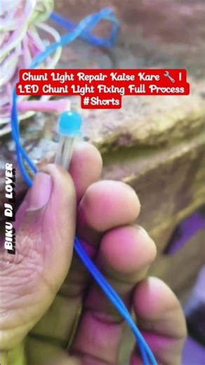 LED Chuni Light Fix ⚡ #ChuniLightRepair#LEDRepair#ElectricWork#LightFix