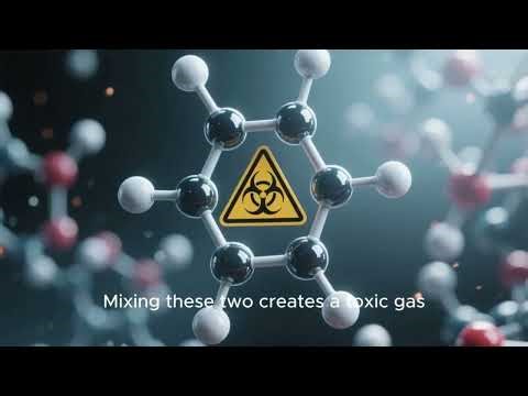 🚫 Bleach + Ammonia = Toxic Danger! Protect Your Home & Health