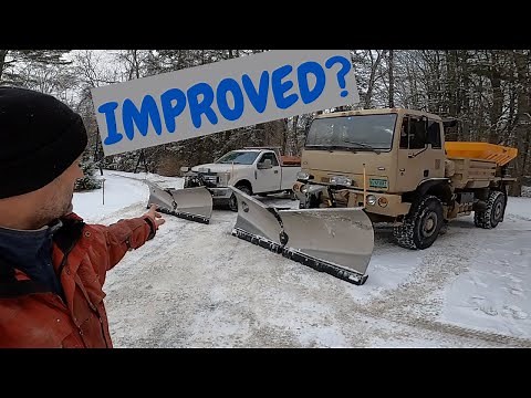 Fisher XV2 10-6 and 9-6 snow plow comparison