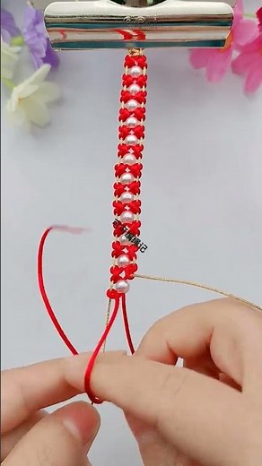 Bracelet weaving tutorial