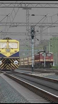 Train Leaving Platform with Perfect Acceleration | Rail Action #TrainDeparture #StationExit #Indian