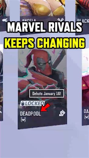 DEADPOOL KEEPS CHANGING IN MARVEL RIVALS MENU?! 😭😭😭