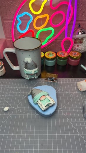 Tutorial. taza sra GNOME🎄🥰🍄‍🟫❄️ | Trigueros flex